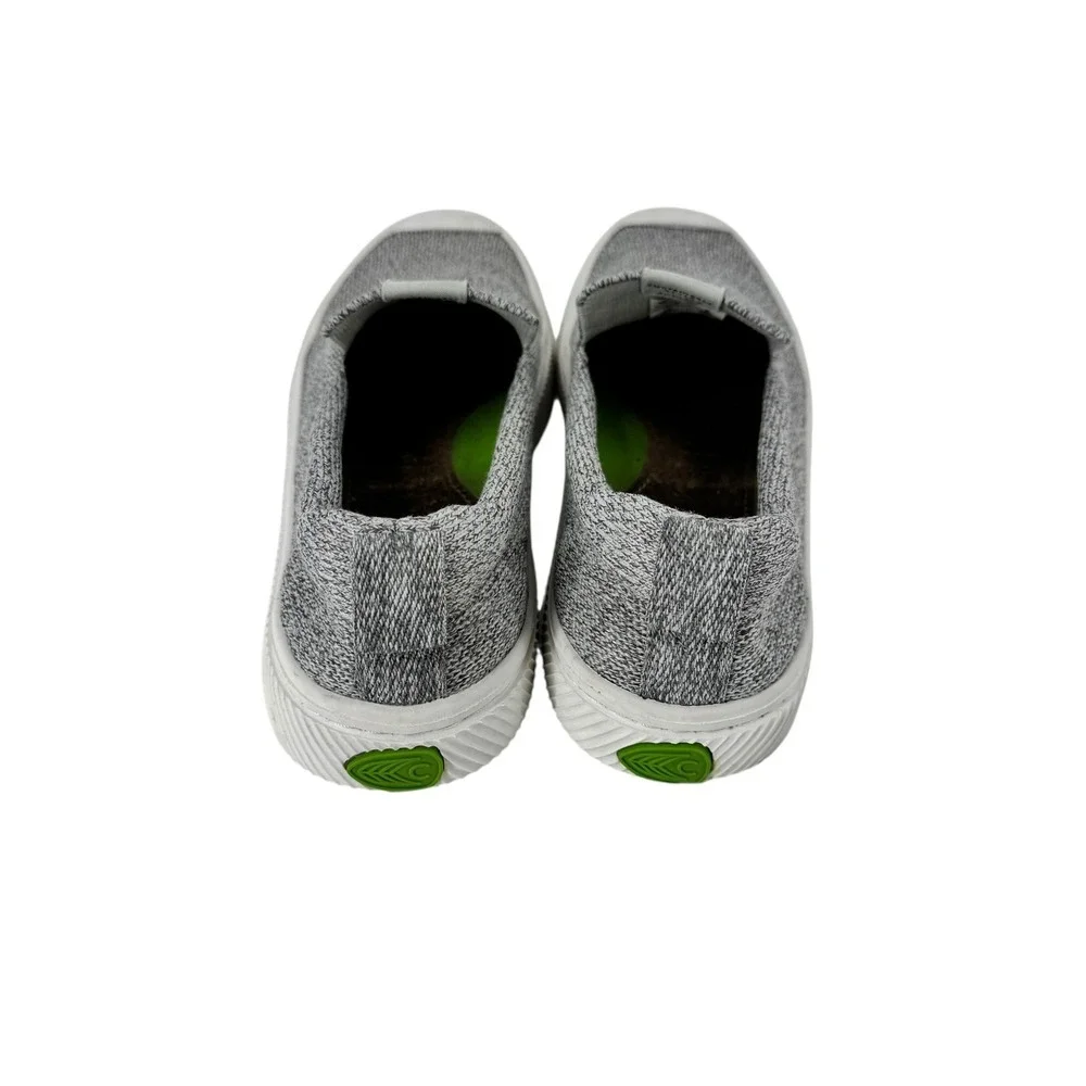Cariuma IBI Slip-On Grey Bamboo Knit Sustainable‎ Sneakers Womens 7.5